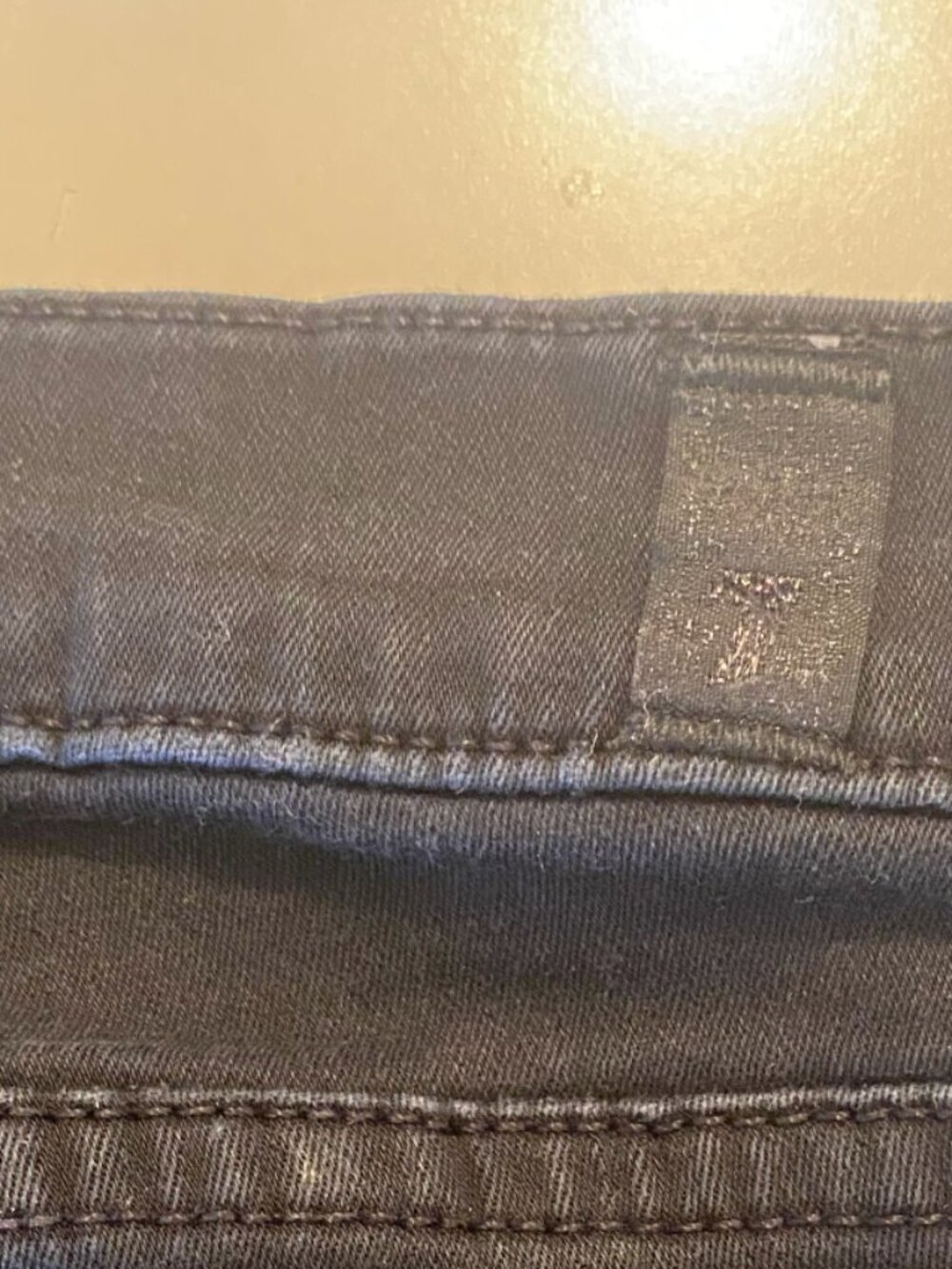 7 For All Mankind The Skinny Jeans Women's Size 28 Black Stretch Denim Designer - Picture 7 of 7